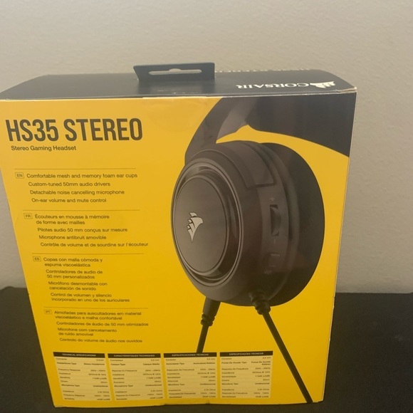 CORSAIR HS35 STERO BRAND NEW HEADPHONE - Picture 3 of 4
